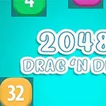 Text albastru vibrant cu numere colorate pe fundal, inclusiv 4, 16, 32 și 2048