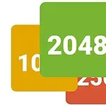Câteva pătrate colorate suprapuse cu numerele 1024, 2048, 512 și 256, fiecare pe un fundal diferit