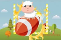 Joacă rugby cu animale și înscrie puncte