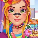 Două personaje animate, una cu păr colorat și accesorii viu colorate, iar cealaltă îmbrăcată într-un halat alb, într-un cadru luminos și plin de culoare