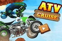 Condu ATV-ul pe teren accidentat