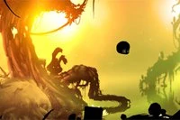 În Badland, controlezi o creatură misterioasă într-o pădure întunecată