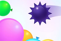 Balloon Slicer este un joc de puzzle casual în care trebuie să țintești și