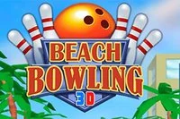 Test bowling pe plajă de vară în 3D impresionant