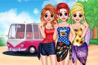 În acest joc Besties Summer Vacation, prietenele își planifică o vacanță
