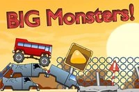 Controlează un monster truck în acest joc HTML5 grozav, Big Monsters!