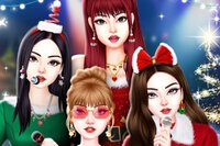 Dacă ești fan Black Pink, jocul Black Pink Christmas Concert Dress Up este