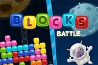 Joacă puzzle cu blocuri în stil Tetris în spațiu