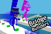 Bridge Builders este un joc cu personaje amuzante care construiesc poduri