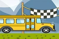 Urcă și coboară colinele în autobuzul tău