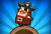 În Captain Pirate, joacă rolul unui căpitan viteaz coborând pe un munte