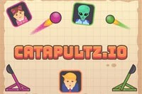 În acest joc multiplayer controlezi o catapultă