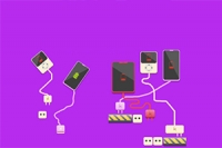 Conectează telefoanele care se descarcă în acest joc modern de puzzle!
