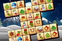 Mahjong clasic simplificat cu temă de Crăciun