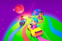 Color Galaxy în care trebuie să cucerești cât mai mult teritoriu posibil