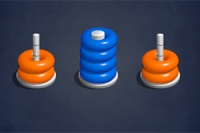 Color Hoop Stack este un joc clasic de puzzle cu sortare care creează