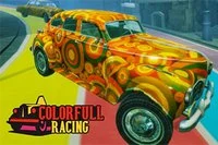Cursează cu toate culorile tale în Colorful Racing!