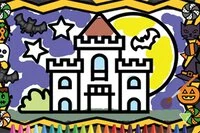 Joc de colorat de Halloween care ajută copiii să coloreze între linii