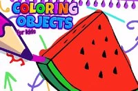 Colorarea Obiectelor pentru Copii este un instrument de pictură, desen și