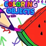 Un creion colorat violet colorează o felie de pepene roșu cu semințe negre, înconjurat de texte și ornamente colorate