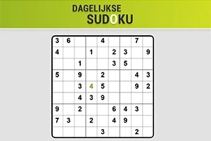 Un puzzle Sudoku parțial completat, afișând o grilă de 9x9 cu mai multe numere plasate