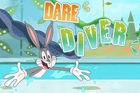 Bugs Bunny sare în piscină