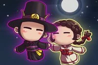 Darkmaster și Lightmaiden este un joc cooperativ platformer puzzle 2D