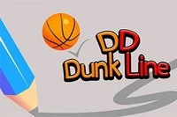 DD Dunk Line este un joc arcade sportiv cu o idee interesantă