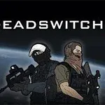 Doi soldați înarmați, echipați cu echipament tactical, stând spate în spate în fața unei planete albastre și negre, cu textul Deadswitch 3 deasupra
