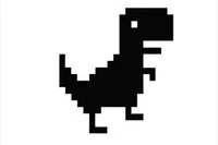 Jocul Dinozaur este un joc de alergare fără sfârșit
