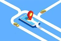 Joacă rolul unui șofer de taxi, Uber, sau Lyft