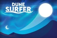 Controlează mingea luminoasă prin terenurile dificile din Dune Surfer!