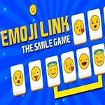 Tiles cu diverse emoji, inclusiv fețe zâmbitoare și râzând, pe un fundal albastru cu text vibrant