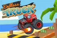 Realizează cascadorii nebune cu monster truck-ul tău și concurează cât de