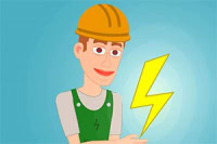 Apasă pedala și furnizează electricitate orașului în Energy Clicker!