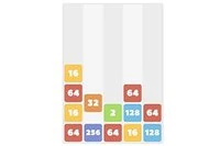 Versiune verticală a jocului popular 2048 cu mecanismul de joc al blocurilor