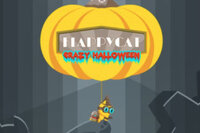 Flappy Cat: Crazy Halloween este un joc cu o temă puțin horror