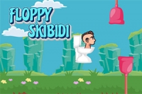 În jocul arcade dificil Floppy Skibidi, controlezi o toaletă zburătoare