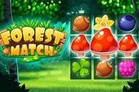 Forest Match este un joc colorat de tip match 3 pentru toate vârstele