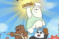 Ursuleții din We Bare Bears fac cartofi prăjiți în acest joc online