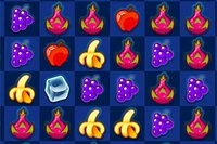Schimbă bucățile de fructe pentru a rezolva puzzle-ul și obține puncte!