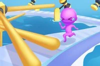 Cursa Distractivă 3D este un joc popular unde te vei întrece cu alte personaje