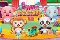 Funny Daycare este un joc amuzant pentru a avea grijă și a te juca cu diverse