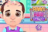 Joacă Funny Hair Salon și ajută omul fără păr!