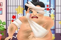 Sumo arată ciufulit după lupta sa
