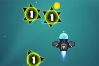 Galaxy-Attack-Virus-Shooter este un joc retro de zbor și împușcat.