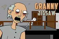 Rezolvă puzzle-urile într-un joc online distractiv cu tema Bunicii Granny