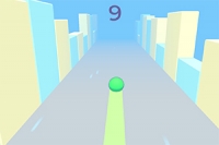 Joacă-te cu bila verde într-o aventură plină de obstacole 3D captivante și