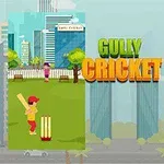 Ilustrație colorată cu două scene separate de cricket urban, în care diferiți jucători bat cu bâtele pe fundaluri de oraș și plajă