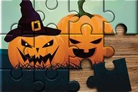Un joc relaxant de puzzle cu imagini tematice de Halloween